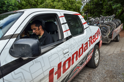 Andes MTB, transporte de bicicletas en carro