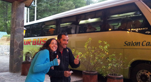 Andes MTB viaja en Tur Bus