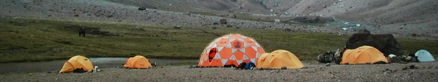campamento volcan Maipo